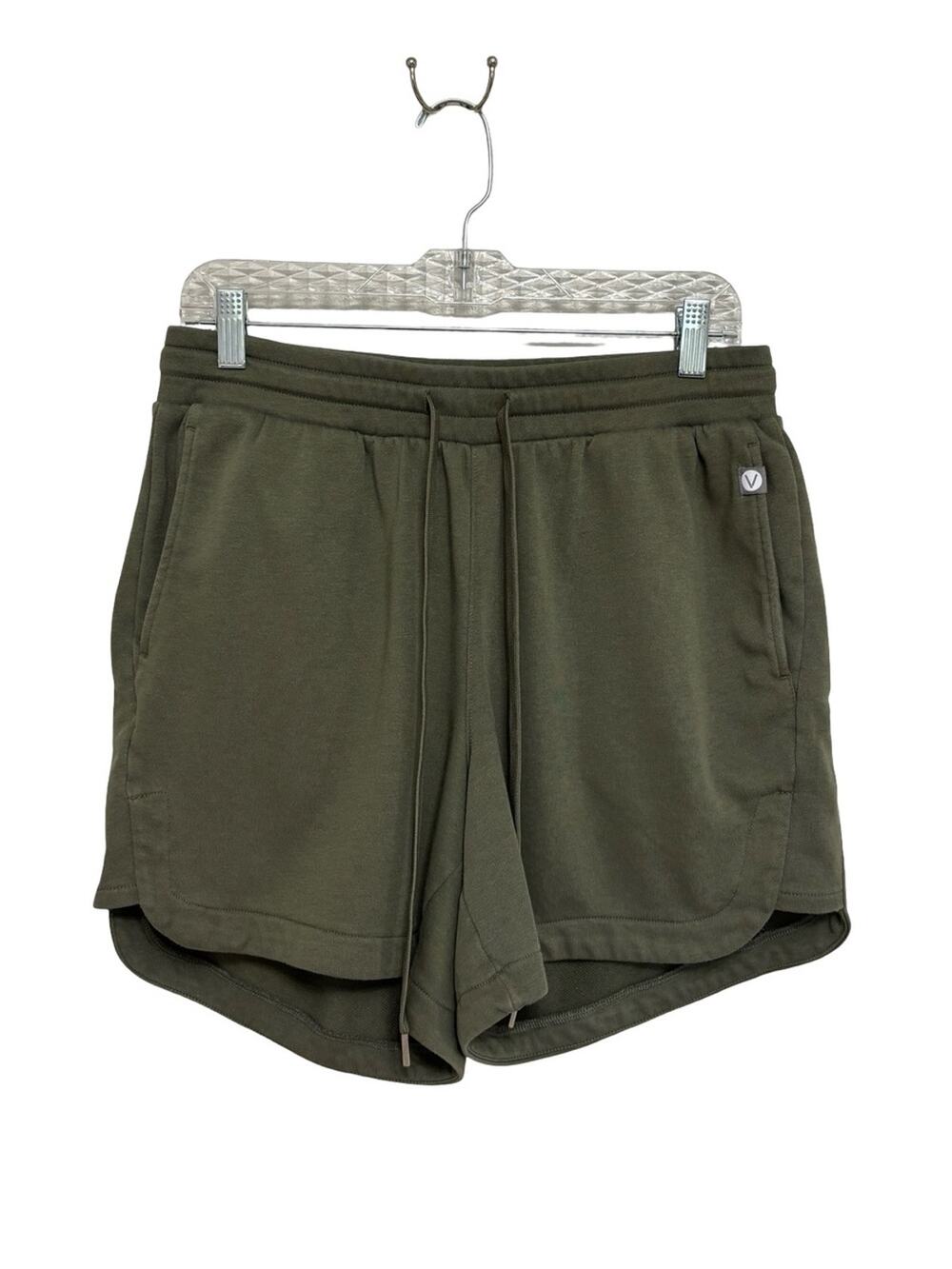 Livi Active Lane Bryant 6” Soft Cotton Blend Sweat Shorts in Green - Size 10/12